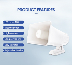 Sirena electrónica de 30W, alarma de sistema de seguridad para el hogar a prueba de rayos UV de dos tonos para fuego y puertas, hecha de plástico ABS - Product Image 3