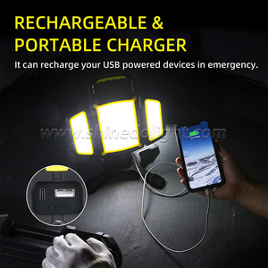 <strong>Rechargeable</strong> Waterproof Portable LED Cordless <strong>Floodlight</strong> Work Light for Night Work Car Maintenance Emergency Lighting - Product Image 4