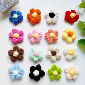 ดอกพลัมถักไหมพรมขนาดเล็กสำหรับตกแต่งโต๊ะกลางแบบเรียบง่ายสำหรับห้องน้ำบ้านห้องครัว HZO-24144 - Product Image 3