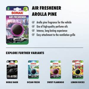 Zirbe Scented <b>Car</b> Air <b>Freshener</b> 1 Piece Natural And Woody Aroma For A Relaxing <b>Car</b> Atmosphere - Product Image 2