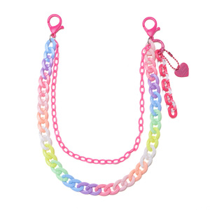 โซ่คล้องกางเกงเรซิ่นสีลูกกวาดพร้อมจี้รูปหัวใจ โซ่คาดเอวสำหรับทุกเพศ เหมาะสำหรับใส่ในชีวิตประจำวัน - Product Image 5