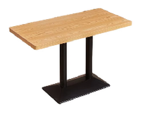 Ensemble de meubles de restaurant rétro canapé de loisir commercial combinaison table et chaise de stand en bois massif de café de restaurant occidental