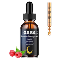 Échantillon disponible, personnalisation, étiquettes privées, gouttes de GABA, complément alimentaire, acide gamma-aminobutyrique liquide