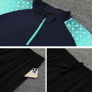 Ensemble de survêtements d'entraînement personnalisés, sweat-shirt à col rond, sweat-shirt zippé, <span class=keywords><strong>jogging</strong></span>, <span class=keywords><strong>jogging</strong></span> pour hommes, survêtements unisexes - Product Image 2