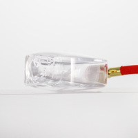 Atomiseur de parfum rechargeable de luxe 30 ml, flacon en verre transparent avec bulbe rouge et tuyau flexible, fabriqué en Chine, modèle ASP301515