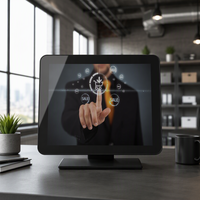Moniteur à écran tactile multi-touch 15 pouces 1024*768 pcap POS