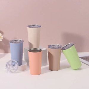 12oz <b>Mini</b> Milk Cup Stainless Steel Double Layered Vacuum Insulated Cup Outdoor Portable Direct Drinking Simplicity - Product Image 1