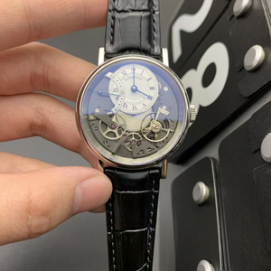 Bespoke Limited Edition Skeletonized Silver Case White Sub Dial Automatic Mechanical Heritage Precision Professional Men Watch - Product Image 2