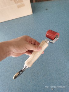 Combi – rouleau de couture en <span class=keywords><strong>silicone</strong></span> et en laiton de 40mm pour <span class=keywords><strong>toiture</strong></span> plate simple épaisseur-EPDM/TPO/PVC - Product Image 3