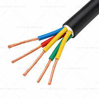 Câble de commande H05VV-F RVV 5x4mm² 5 conducteurs en cuivre flexible multibrins isolé et gainé PVC 300/500V pour câblage de machines