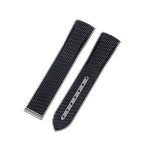 สายนาฬิกาไนลอนซิลิโคนสำหรับผู้ชายสายรัด<span class=keywords><strong>300</strong></span>เย็บตะเข็บสีส้ม600ลายดาวเคราะห์โอเมก้ากันน้ำ - Product Image 5