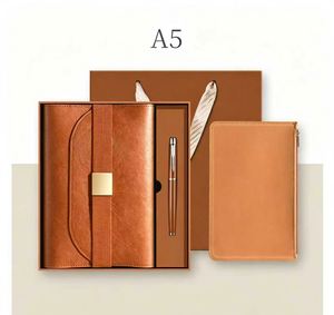 Set de Regalo de Cuaderno Verde A5 y Bolígrafo con Caja Personalizada con Logotipo para Papelería de Oficina Ejecutiva y Suministro al por Mayor - Product Image 4