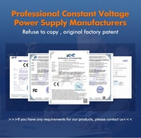 Alimentation à découpage pour bande LED industrielle AC/DC ultra-mince 100W 200W 300W, conception brevetée, tension constante 24V 50Hz 240V 25A, efficacité 95%