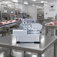 Nouvelle machine à découper la viande congelée entièrement automatique et réglable pour usage en restaurant, viande de bœuf - 220V 550W, lame en acier inoxydable, garantie 1 an