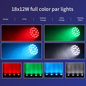 AICPOSE - Suministro al por Mayor de Luces LED Par RGBW 4 en 1 de 18x12w, DMX512, IP65, para Exteriores, Escenarios, DJ - Product Image 5