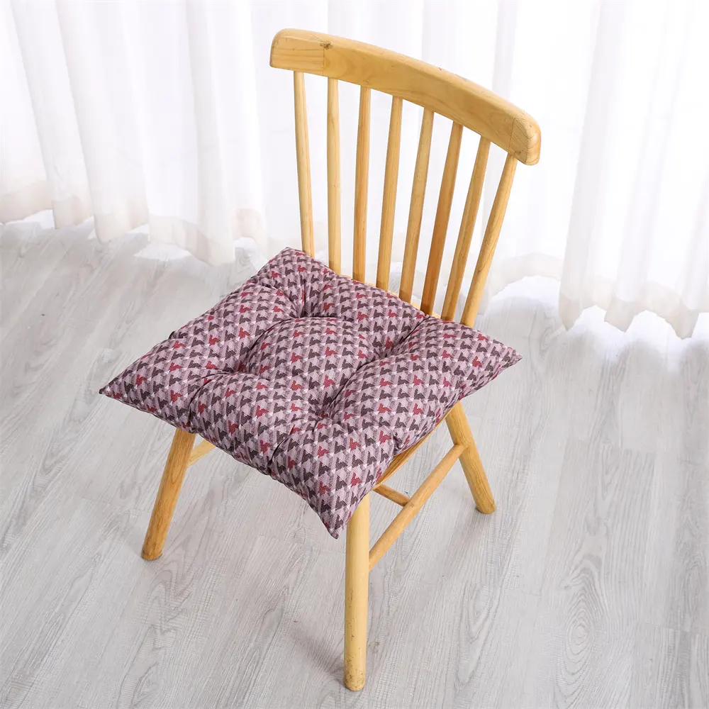 Dokuma teknikleri ile toptan yastık sandalye koltuk minderi PP pamuk baskılı yastık