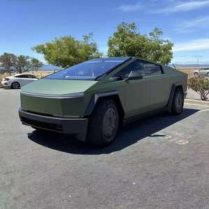 Euro master New TPU Wet Dry Matte Army Green Auto lacks chutz folie trocken installiert selbst heilend 8 MIL Cyber truck - Product Image 6