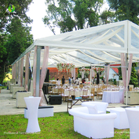 Grande Tente de Mariage en Structure Membrane PVC, à Armature Droite, pour 1000 Places, Luxe, pour Expositions Extérieures dans le Désert, avec Tapis