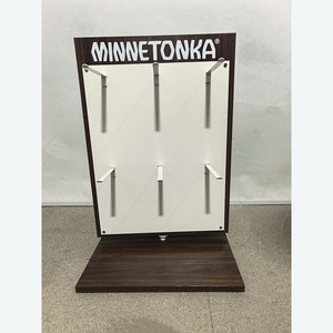 Hai mặt liên quan đến trang trí bằng gỗ hiển thị đứng gỗ quay trang sức vòng cổ khuyến mãi móc áo với móc dài - Product Image 2