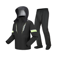 Combinaison imperméable deux pièces pour hommes, pantalon et veste, pour motards, équipement de moto, protection intégrale contre les fortes pluies