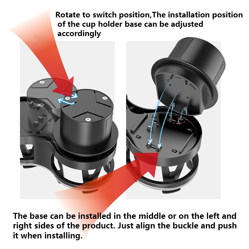 Car Cup Holder Guide | Universal Custom Fit for Tank 300, W204, Toyota Hiace | Coffee Kits Accessori