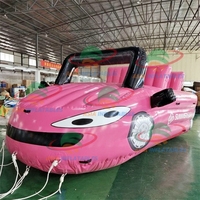 Nouveau jeu de sport remorquable de voiture flottante de tube remorquable de sport gonflable populaire pour la mer