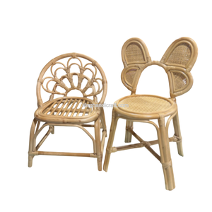 Silla de Mimbre Hecha a Mano para Niños, Silla de Ratán para Bebés, Accesorios de Fotografía, Decoración de Eventos, Muebles para Fiestas - Product Image 4