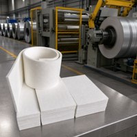 Feutre de découpe sur mesure pour machine à découper les bobines métalliques, support de tension et protection des bandes – Fourniture directe usine