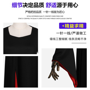 ชุดแม่แมงโก้เทสสไตล์โกธิค แขนยาว ชุดราตรี สำหรับวันพุธ ฮาโลวีน - Product Image 3