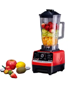 Chuyên nghiệp trái cây Smoothie Máy ép trái cây nhà bếp xử lý thực phẩm Máy trộn đá và Heavy Duty điện thương mại Máy xay sinh tố điện