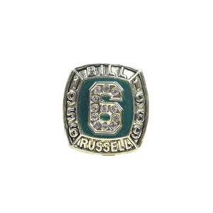 Gran Oferta, Popular en Europa y América, Estrella del Baloncesto <span class=keywords><strong>de</strong></span> 1956 a 1969, Bill Russell, Salón <span class=keywords><strong>de</strong></span> la <span class=keywords><strong>Fama</strong></span>, Aleación <span class=keywords><strong>de</strong></span> Oro, Recuerdo <span class=keywords><strong>de</strong></span> Boda, Clásico Nostálgico - Product Image 1