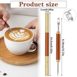 Outil de <span class=keywords><strong>distribution</strong></span> de <span class=keywords><strong>café</strong></span> à double tête en acier inoxydable, outils à <span class=keywords><strong>café</strong></span> expresso pour une <span class=keywords><strong>distribution</strong></span> uniforme des grains et une brassage professionnel - Product Image 2