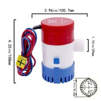 Pompe de cale marine submersible non automatique Singflo 1100 GPH 24V pour VR, basse pression, prix usine, personnalisation OEM prise en charge