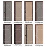 Porte intérieure en MDF au design moderne ROI HOME avec isolation phonique pour chambres, hôtels, appartements, écoles, villas