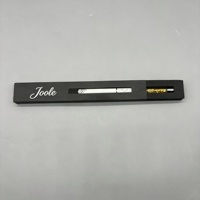 Boîte en carton noire personnalisée à tiroir long avec insert en mousse EVA pour l'emballage de stylos et pinceaux de nail art, logo imprimé sur mesure