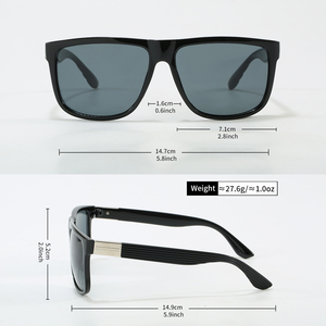 Lunettes de soleil pour hommes rétro modernes populaires, apparence élégante, anti-ultraviolets, lunettes de mode pour jeunes garçons - Product Image 5