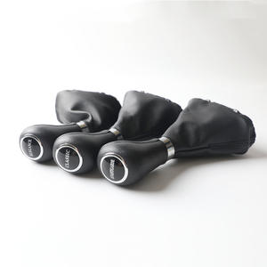 Funda de cuero para pomo de palanca de cambios de coche, protección para palanca de cambios Mercedes Benz Clase C W203 W209 - Product Image 3
