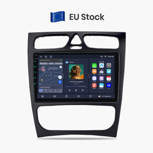 Junsun 9" <b>Wireless</b> Carplay Android Auto for Mercedes Benz C Class CLK Class S203 W203 W209 A209 Car DVD Player Car Radio Screen - Product Image 1