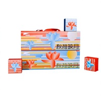 Boîte cadeau de luxe personnalisée pour barres chocolatées, emballage rigide en carton avec logo gaufré, base et couvercle blancs avec col