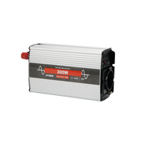Convertisseur d'alimentation pour voiture en alliage d'aluminium à onde sinusoïdale pure monophasé 300W 12V 24V DC AC 220V 110V pour appareils électroménagers