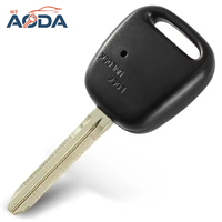 Coque de clé de voiture OEM à bouton latéral 1/2, télécommande, vente directe usine, pour Toyota