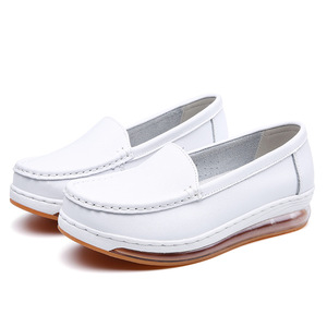<span class=keywords><strong>Scarpe</strong></span> da Infermiera Comfort con Cuscinetto d'Aria per Donne, Mocassini con Piattaforma, <span class=keywords><strong>Scarpe</strong></span> da Lavoro Bianche Slip-on, <span class=keywords><strong>Scarpe</strong></span> <span class=keywords><strong>Ortopediche</strong></span> da Passeggio, Supporto OEM/ODM - Product Image 2