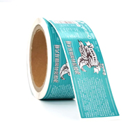 Étiquettes adhésives en rouleau BOPP nacrées personnalisées, imperméables, pour chaîne du froid, pour pots de yaourt et aliments, faible MOQ, plaque gratuite