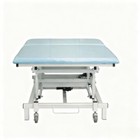 Table d'examen électrique LK LK/DS-III, formation en kinésithérapie, chiropratique, thérapie multifonctionnelle, physiothérapie, levage, massage, acier inoxydable