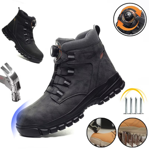 Bottes de sécurité classiques pour hommes Unstoppable Security, anti-écrasement et anti-perforation, avec embout en acier. - Product Image 3