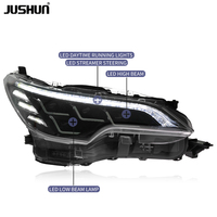 Système d'éclairage automobile JUSHUN Assemblage de phares Feux de jour à LED modifiés pour Toyota Fortuner 16-20 Phare
