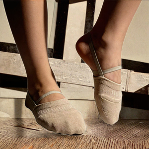 Zapatillas de Ballet de Punto Suave, Unisex, Suela Plana, Tela de Algodón, Calcetines de Danza, Yoga, Gimnasia, MOQ Bajo, OEM, ODM, DDP, Algodón de Alta Calidad - Product Image 6