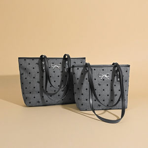 2025 מעצב יוקרה גבירותיי תיק מותג מפורסם שם המותג מזדמנים tote לוגו zipper סגירת פוליאסטר רירית צבעים עמיד שרשראות - Product Image 6