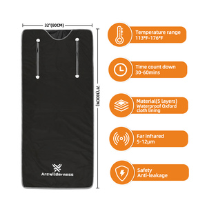 <strong>2026</strong> Best Emf Protectin Radiation Shielding Blankets Best Low EMF Electric <strong>Sauna</strong> Blanket - Product Image 3