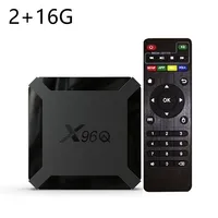 Boîtier TV Android X96q Allwinner H313 4K, décodeur intelligent 4K Android 10.0 WiFi OTT, vente en gros